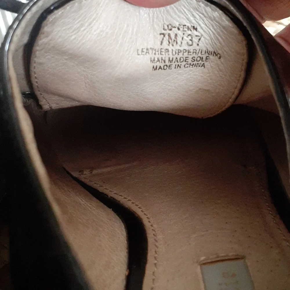 LOUISE ET CIE LEATHER PATENT SHOES - Picture 5 of 12